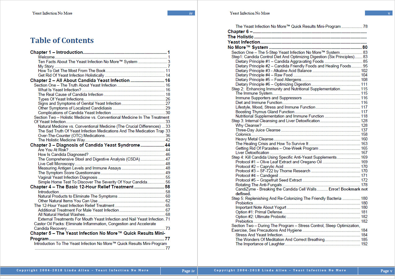 A photo of the book showing the table of contents section.  The book may have been updated since this photo was created; however, the picture should give you a good idea of the book’s topics.